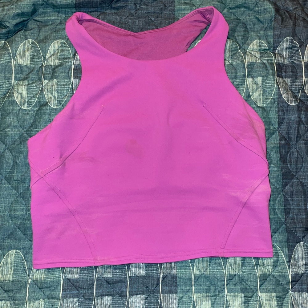 Lululemon invigorate training tank top moonlit magenta women’s size 6